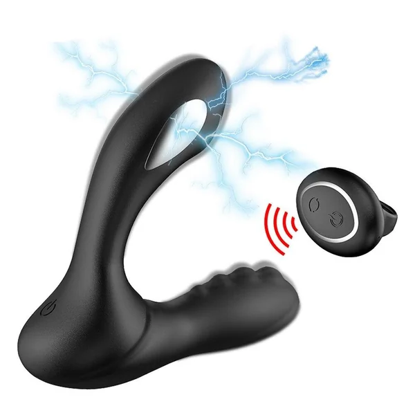 OLO Anal Dildo Vibrator Electric Shock Prostate Massager 8 Speeds Perineum Stimulator Anal Butt Plug Sex Toys for Men Women Gay