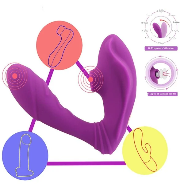 OLO Vagina Sucking Vibrator 10 Speeds Vibrating Sucker Oral Sex Suction Clitoris Stimulator Erotic Sex Toy for Women Sex Shop
