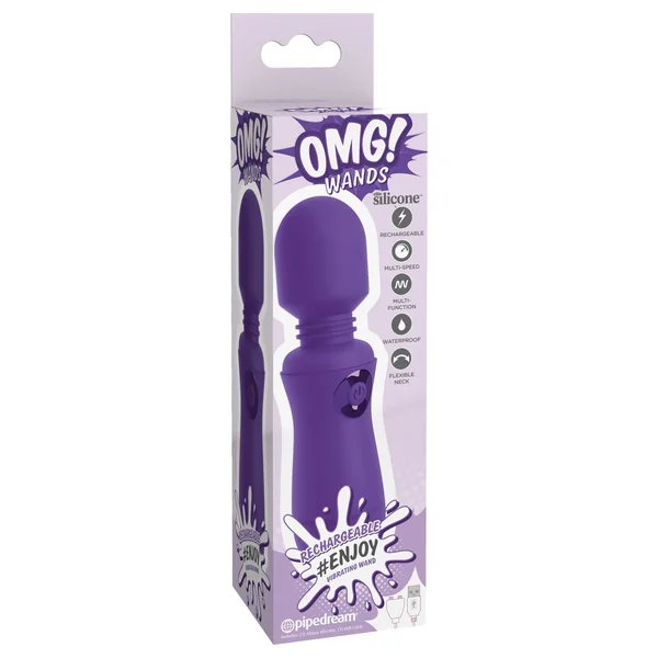 OMG! Wands #Enjoy Rechargeable Wand - Purple