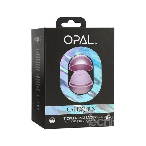 Opal Tickler Silicone Rechargeable Massager - Purple