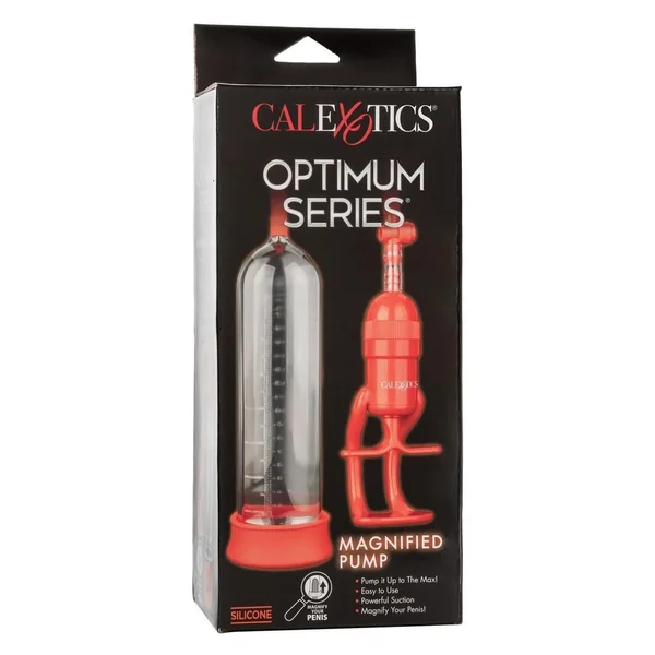 Optimum Series Magnified Pump - Clear/Red