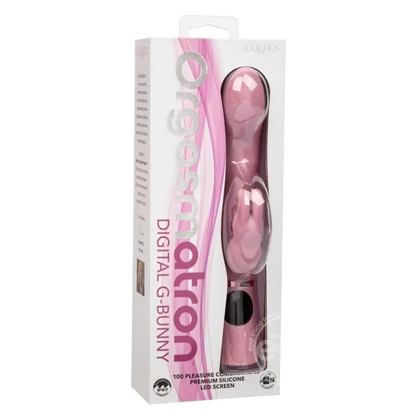 Orgasmatron Digital G-Bunny Rechargeable Silicone Massager - Pink
