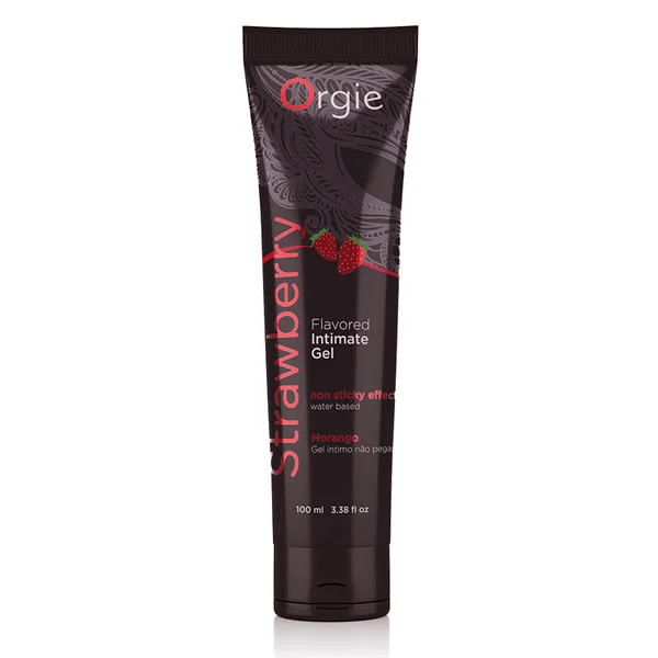 Orgie Lube Tube Water-Based Intimate Gel Strawberry