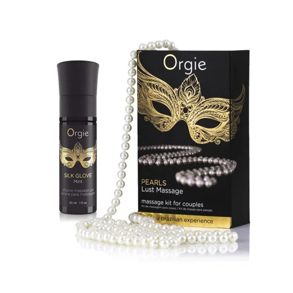 Orgie Pearls Lust Silicone Massage Kit – Intimate and Sensual Experience for Couples