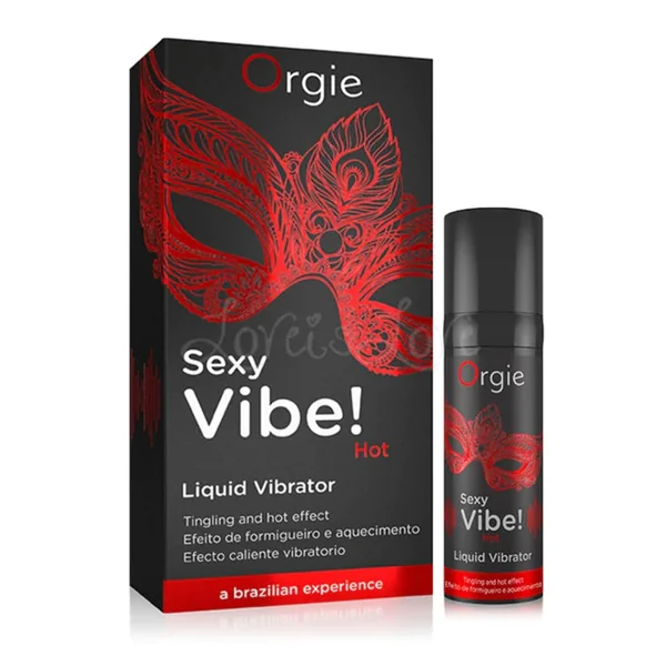 Orgie Sexy Vibe Hot Liquid Vibrator Tingling and Hot Effect 15 ml