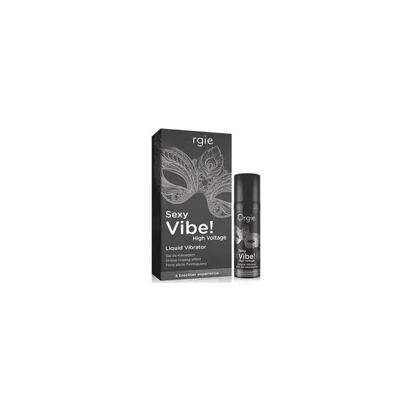 Orgie Sexy Vibe Liquid Vibrator High Voltage Strong Tingling Effect Gel 15 ML