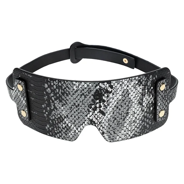 Ouch! Florence Collection Blindfold – Stylish PU Leather for Sensory Play