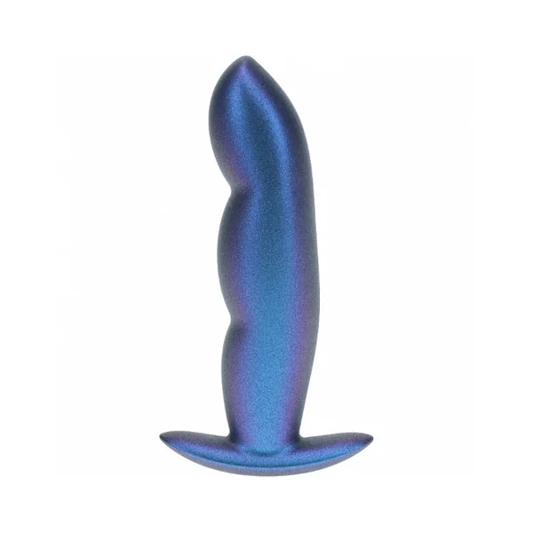 Ouch! Smooth Curved Silicone Finger Anal Plug