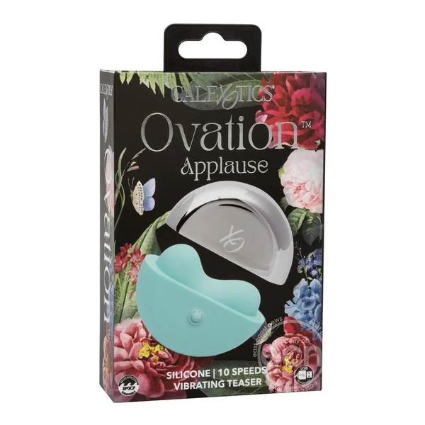 Ovation Applause Rechargeable Silicone Clitoral Stimulator - Blue