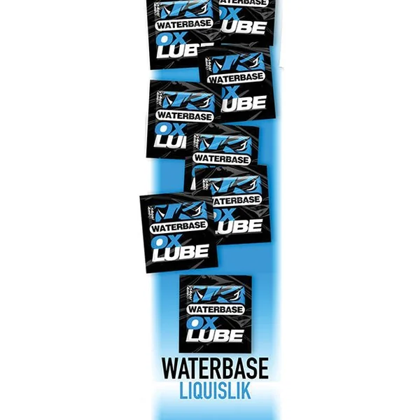 Ox Balls OXLube Liquislik Waterbase Pack - Pack of 50 Sachets