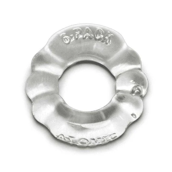 OxBalls 6-Pack Cockring - 1 Cockring - Clear