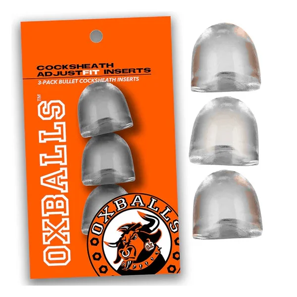 OxBalls ADJUSTFIT INSERT 3-Pack Clear