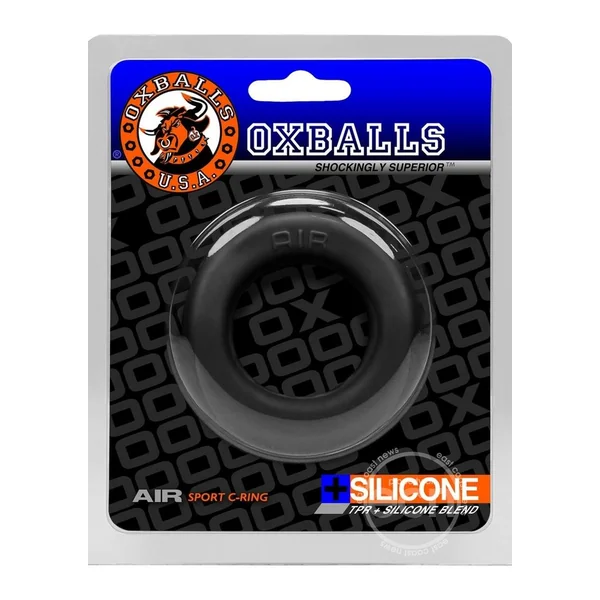 Oxballs Air Silicone Sport Cock Ring - Black