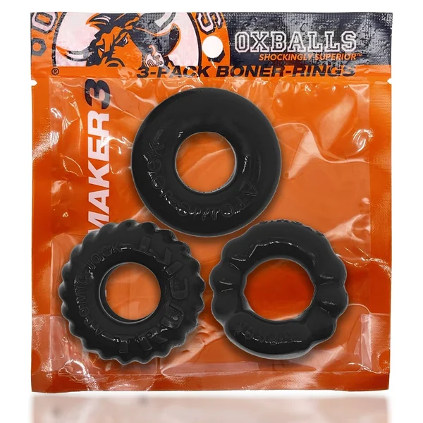 OXBALLS Bonemaker 3-Pack Boner Cock Ring Kit