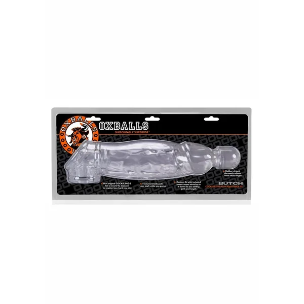 Oxballs Butch Cock Sheath Penis Extender - Clear