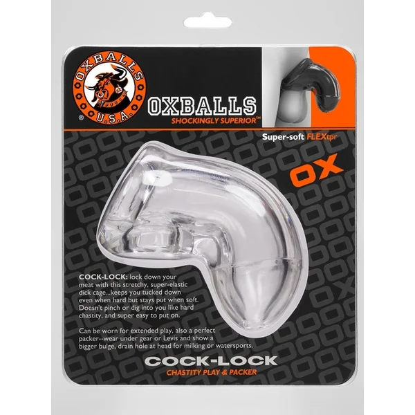 OXBALLS Cock-Lock Chastity Clear