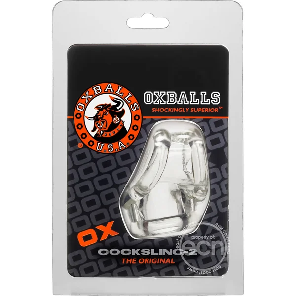 Oxballs Cocksling-2 Cock and Ball Ring - Clear