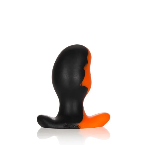 OXBALLS Ergo Butt Plug Black Orange Swirl