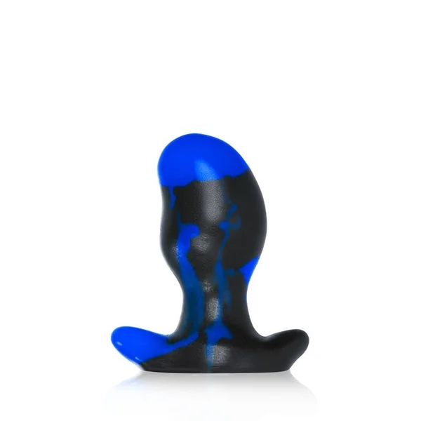 OXBALLS Ergo Butt Plug Black Police Blue Swirl