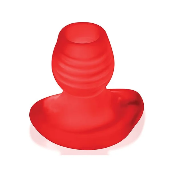 Oxballs Glowhole 2 Hollow Buttplug w/LED Insert Large - Red Morph