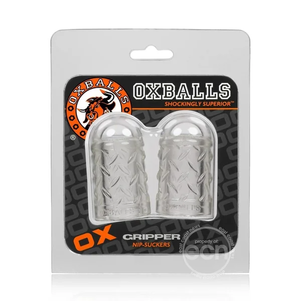 Oxballs Gripper Nipple Sucker (2 Pack) - Clear