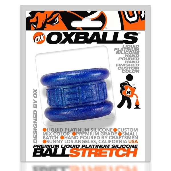 OXBALLS Neo Short Ballstretcher Blueballs Metallic