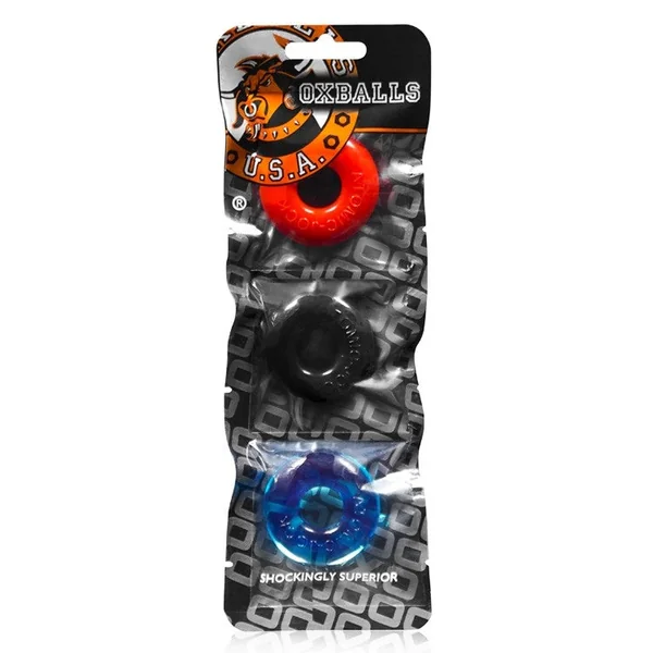 OXBALLS Ringer 3-Pack Of Do-Nut-1 Multi