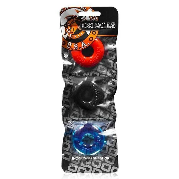 OxBalls Ringer, 3-Pack Of Do-Nut Rings