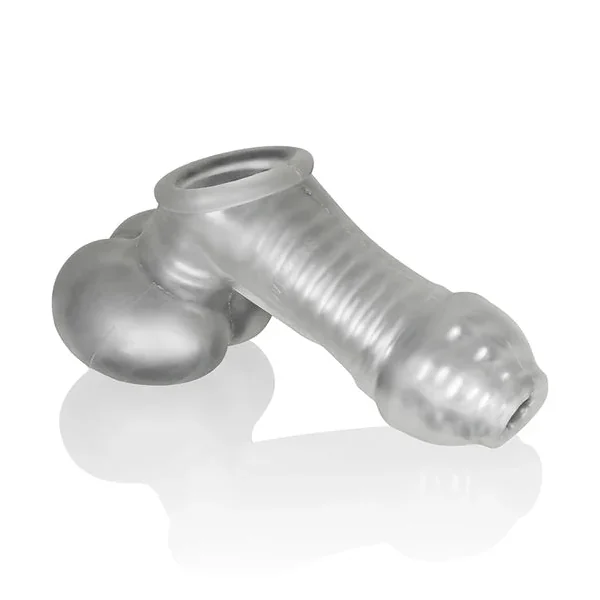 OxBalls Sackjack, Wearable Jackoff Sheath, Clear Frost