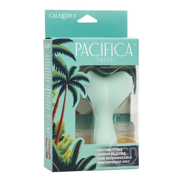 Pacifica Tahiti Rechargeable Silicone Vibrator - Green