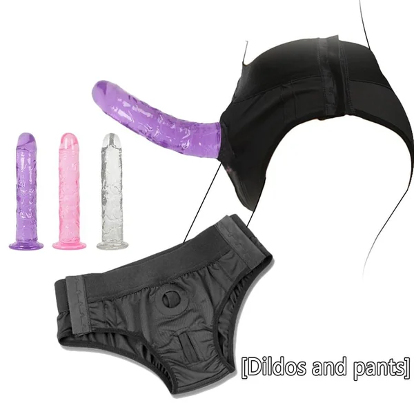 Panties Toy Dildo Panties Outdoor Vibrator EroticToys Wearable For Lesbian Adult Sex Toys Strap On Penis Dildos For Women