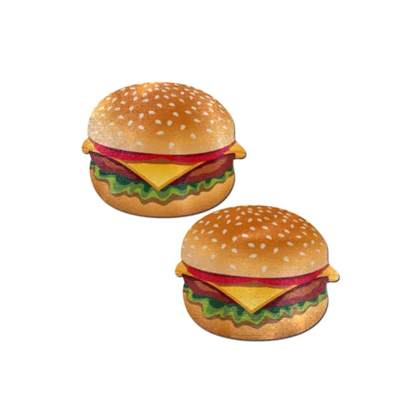 Pastease Burger: Delicious Cheeseburger Nipple Pasties