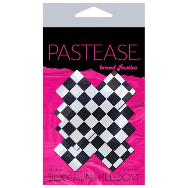 Pastease Checker Cross - Black/white O/s