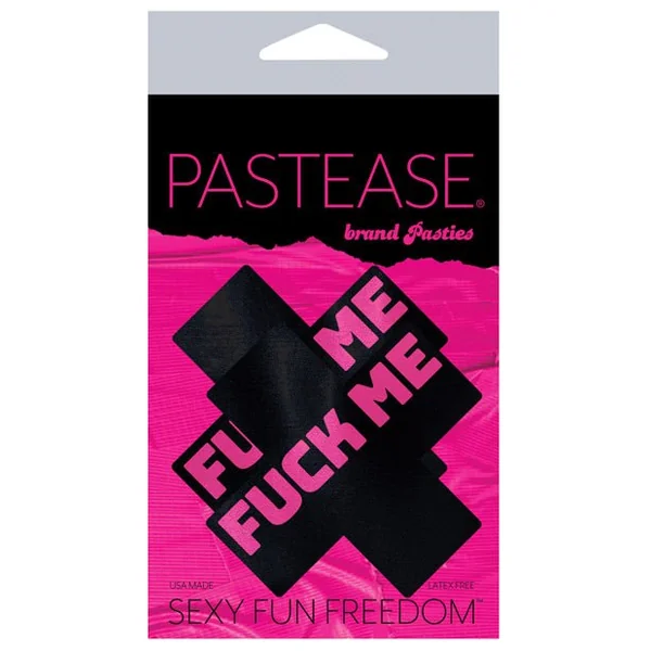 Pastease Fuck Me Plus - Black/pink O/s