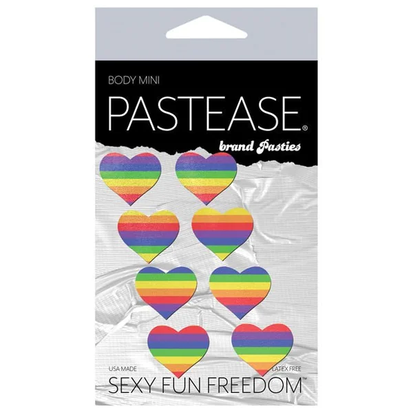 Pastease Mini Rainbow Heart - Pack Of 8 O/s