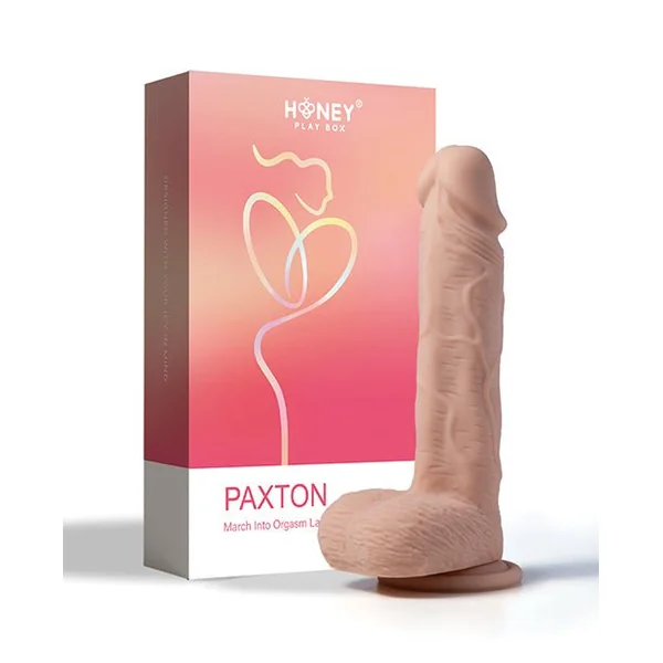 Paxton App Controlled Realistic 8.5" Vibrating Dildo - Ivory