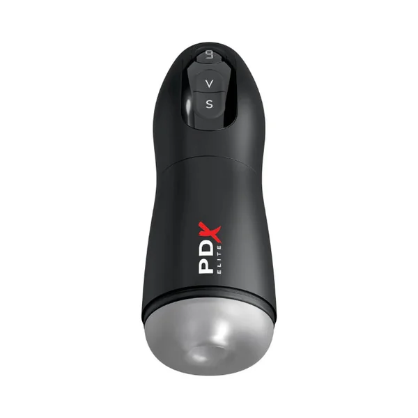 PDX Elite Suck-O-Matic Vibrating Rechargeable Hands Free Sucking BJ Simulator