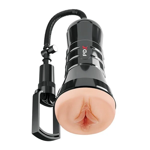 PDX Extreme Wet Pussies Super Sucker XXL Stroker - Light