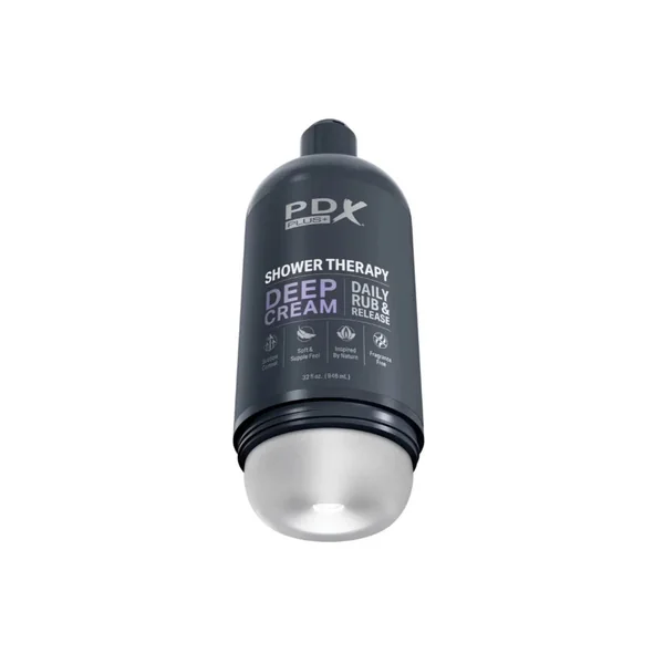 PDX Plus Shower Therapy Deep Cream Discreet Stroker