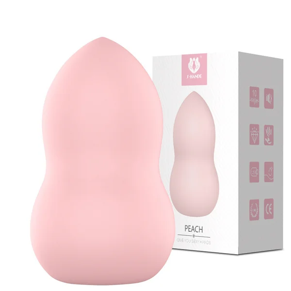 PeachyTouch™ Vibrator – 9-Mode Waterproof Clit Egg | Cute Peach Design | USB Magnetic Rechargeable