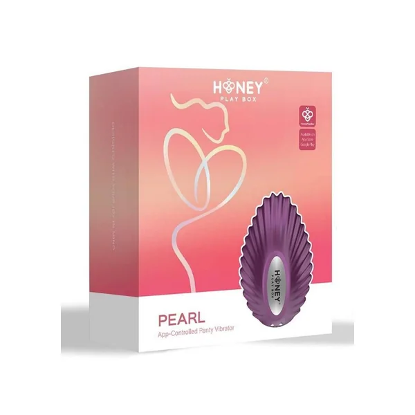Pearl App-Controlled Magnetic Rechargeable Silicone Panty Vibrator - Light Purple