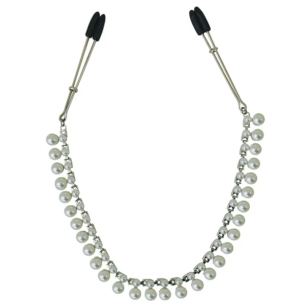 Pearl Chain Nipple Clips