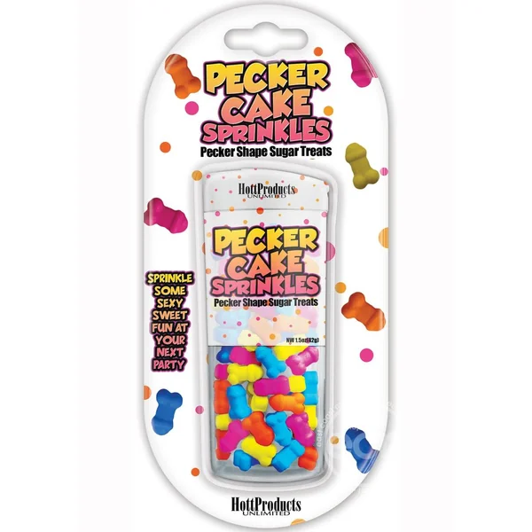 Pecker Cake Sprinkles - Multicolor