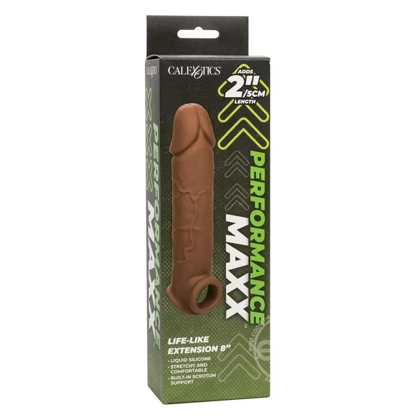 Performance Maxx Life-Like Extension 8in - Chocolate