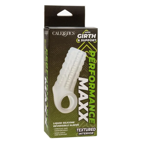 Performance Maxx Liquid Silicone Reversible Sleeve - Clear