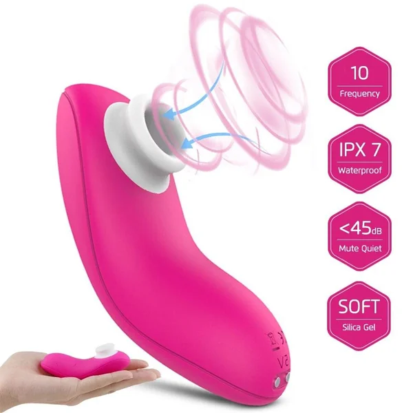 PHANXY Clit Sucker Clitoris Stimulator Nipple Clitoris Massager Female Licking Tongue Sucking Vibrator Adult Sex Toys for Woman
