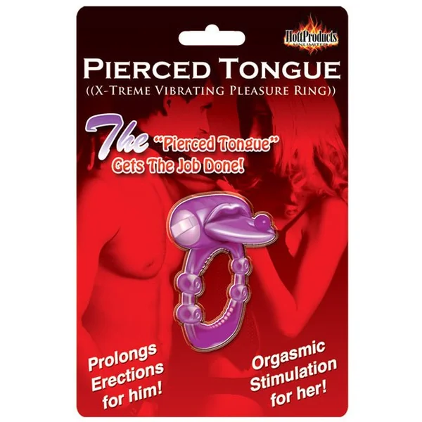 Pierced Tongue X-treme Vibrating Pleasure Ring