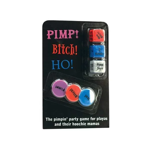 PIMP! BITCH! HO! Party Dice Game