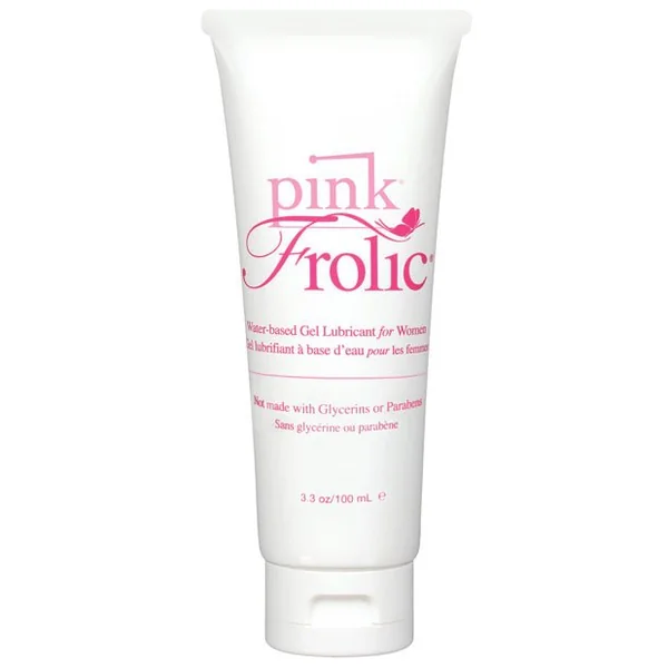 Pink Frolic Gel Lubricant - 3.3 Oz Flip Top Tube