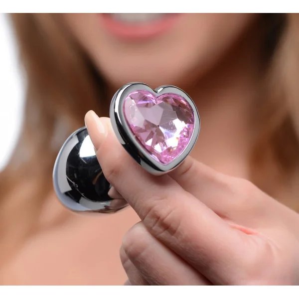 Pink Heart Anal Plug Set